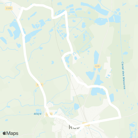 Hauts-de-France Car 80 - Lignes scolaires  map