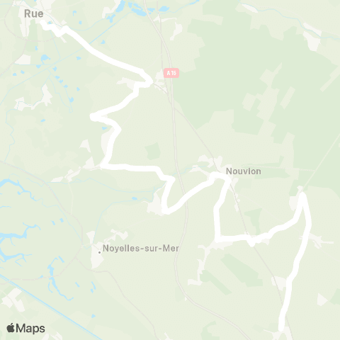 Hauts-de-France Car 80 - Lignes scolaires  map