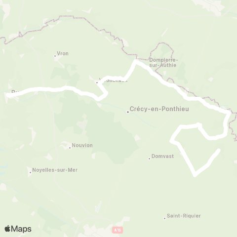 Hauts-de-France Car 80 - Lignes scolaires  map