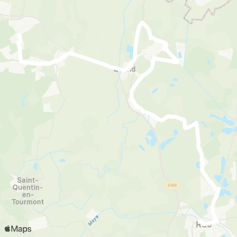 Hauts-de-France Car 80 - Lignes scolaires  map