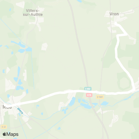 Hauts-de-France Car 80 - Lignes scolaires  map