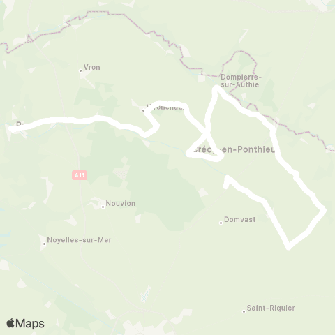 Hauts-de-France Car 80 - Lignes scolaires  map