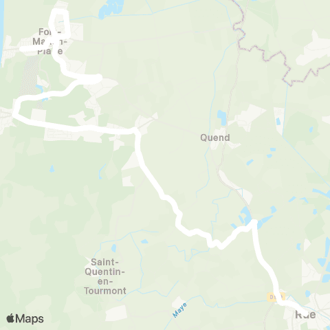 Hauts-de-France Car 80 - Lignes scolaires  map