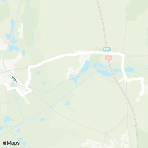Hauts-de-France Car 80 - Lignes scolaires  map