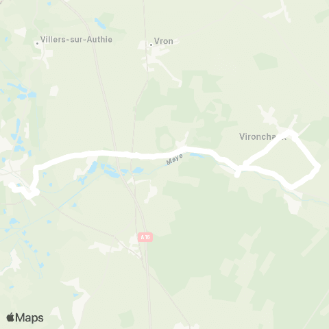 Hauts-de-France Car 80 - Lignes scolaires  map