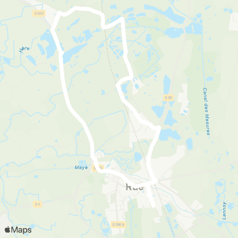 Hauts-de-France Car 80 - Lignes scolaires  map