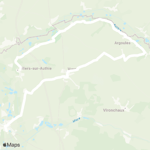 Hauts-de-France Car 80 - Lignes scolaires  map