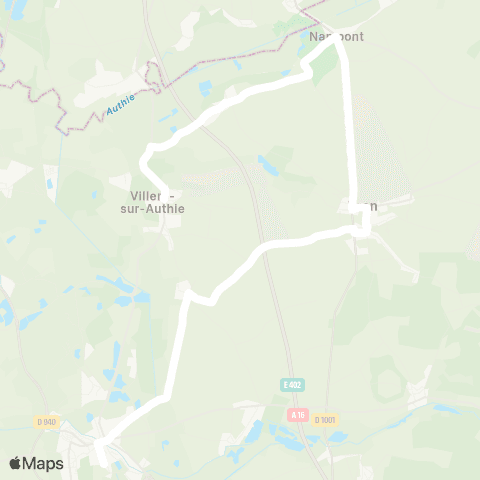 Hauts-de-France Car 80 - Lignes scolaires  map