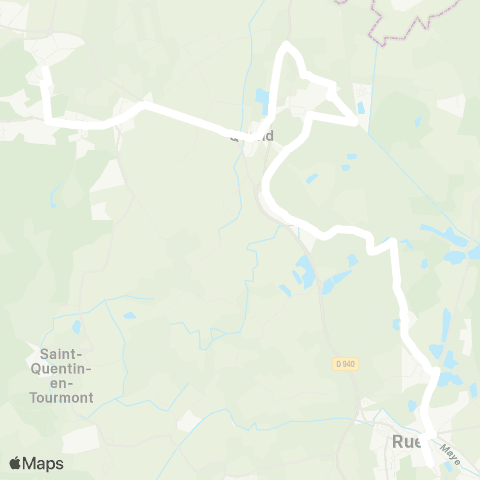 Hauts-de-France Car 80 - Lignes scolaires  map