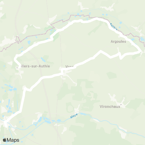 Hauts-de-France Car 80 - Lignes scolaires  map