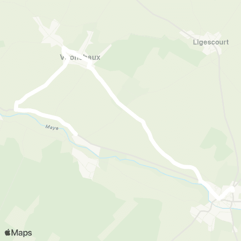 Hauts-de-France Car 80 - Lignes scolaires  map