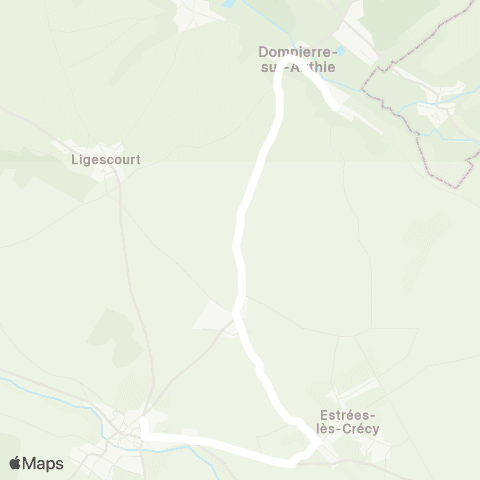 Hauts-de-France Car 80 - Lignes scolaires  map