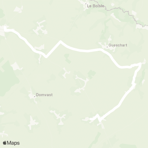 Hauts-de-France Car 80 - Lignes scolaires  map