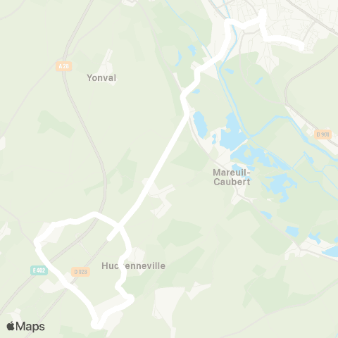 Hauts-de-France Car 80 - Lignes scolaires  map