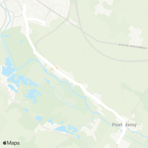 Hauts-de-France Car 80 - Lignes scolaires  map