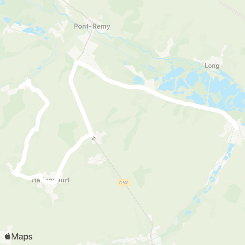 Hauts-de-France Car 80 - Lignes scolaires  map