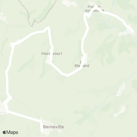 Hauts-de-France Car 80 - Lignes scolaires  map