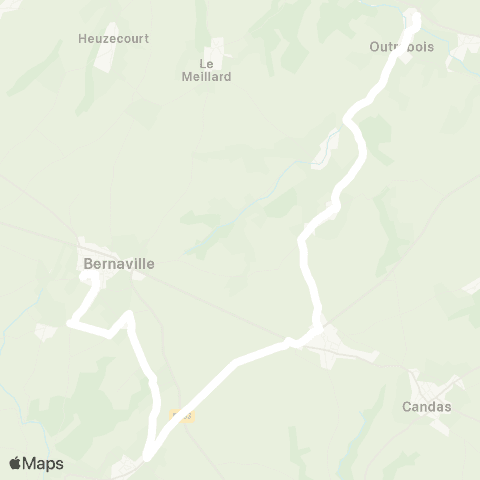 Hauts-de-France Car 80 - Lignes scolaires  map