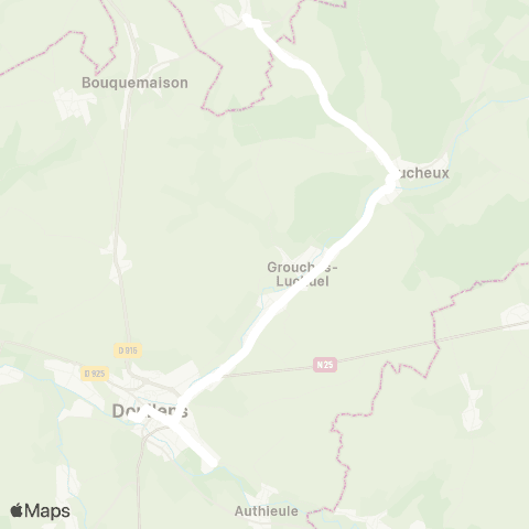 Hauts-de-France Car 80 - Lignes scolaires  map