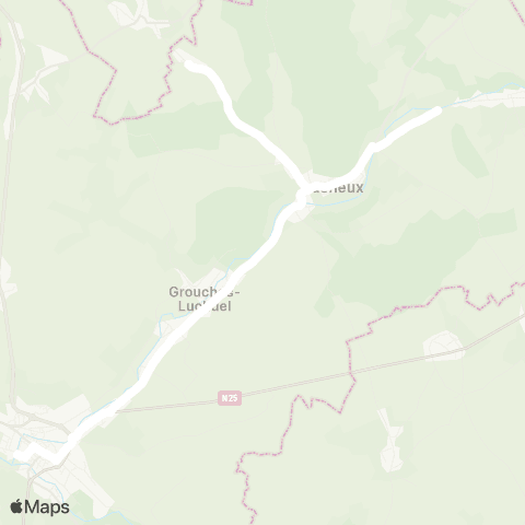 Hauts-de-France Car 80 - Lignes scolaires  map