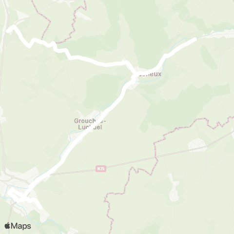 Hauts-de-France Car 80 - Lignes scolaires  map