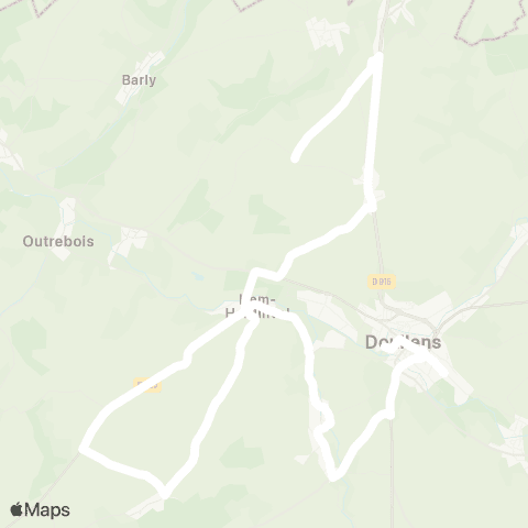 Hauts-de-France Car 80 - Lignes scolaires  map