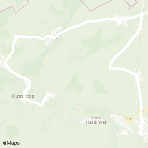Hauts-de-France Car 80 - Lignes scolaires  map