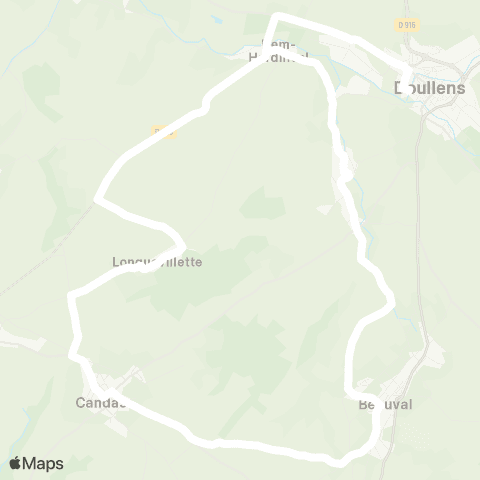 Hauts-de-France Car 80 - Lignes scolaires  map