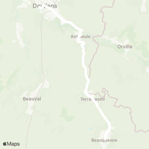 Hauts-de-France Car 80 - Lignes scolaires  map