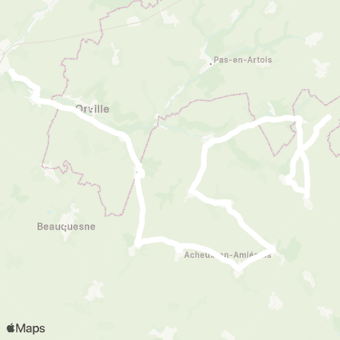 Hauts-de-France Car 80 - Lignes scolaires  map