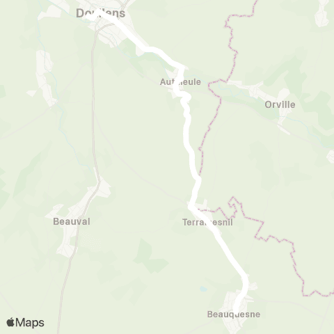 Hauts-de-France Car 80 - Lignes scolaires  map