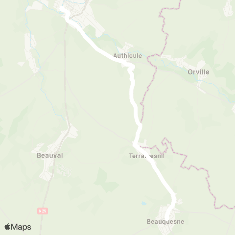 Hauts-de-France Car 80 - Lignes scolaires  map
