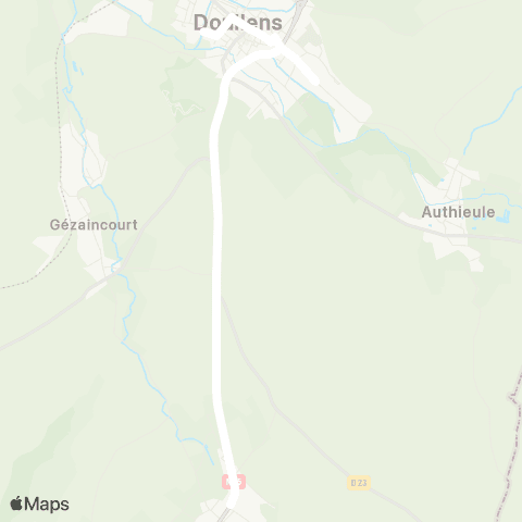 Hauts-de-France Car 80 - Lignes scolaires  map