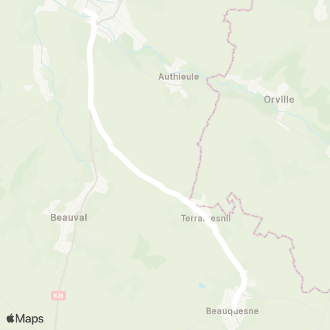 Hauts-de-France Car 80 - Lignes scolaires  map