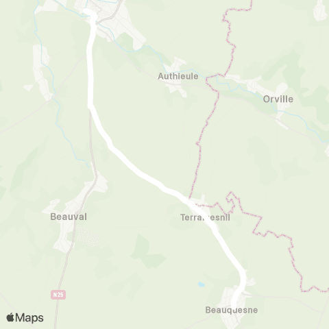 Hauts-de-France Car 80 - Lignes scolaires  map