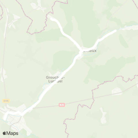 Hauts-de-France Car 80 - Lignes scolaires  map