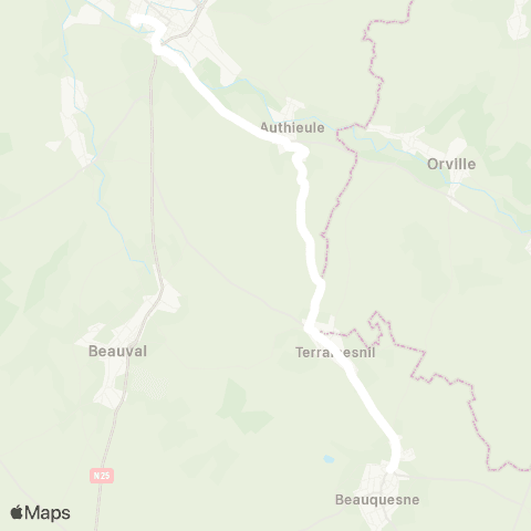 Hauts-de-France Car 80 - Lignes scolaires  map