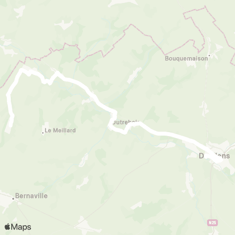 Hauts-de-France Car 80 - Lignes scolaires  map