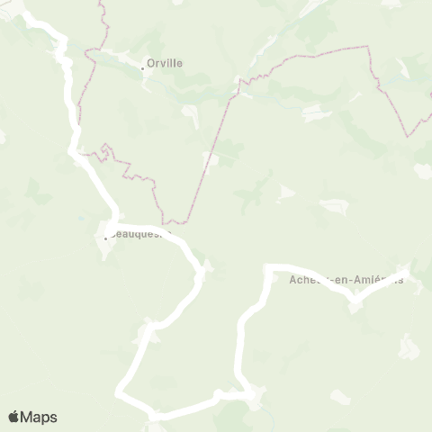 Hauts-de-France Car 80 - Lignes scolaires  map