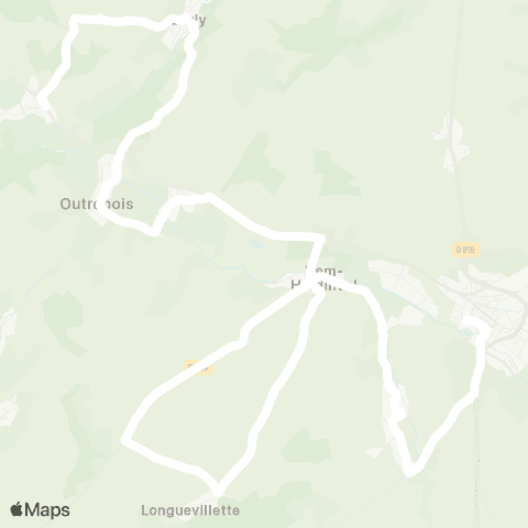 Hauts-de-France Car 80 - Lignes scolaires  map