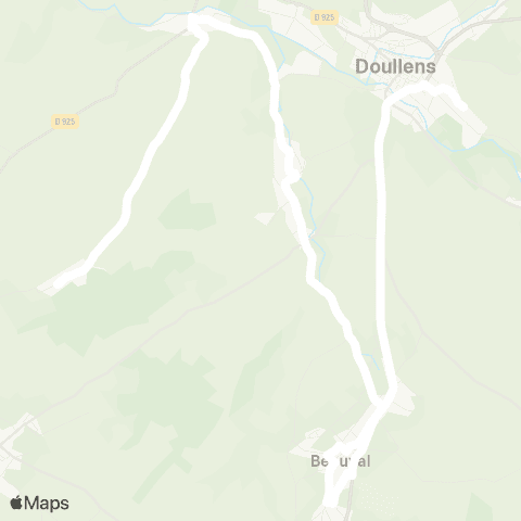Hauts-de-France Car 80 - Lignes scolaires  map
