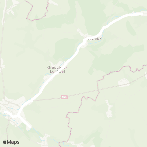 Hauts-de-France Car 80 - Lignes scolaires  map
