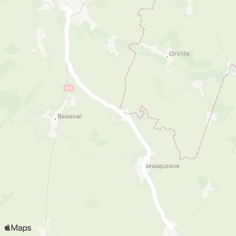 Hauts-de-France Car 80 - Lignes scolaires  map