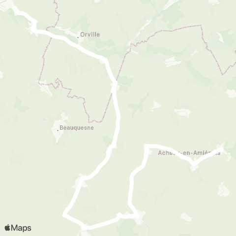 Hauts-de-France Car 80 - Lignes scolaires  map