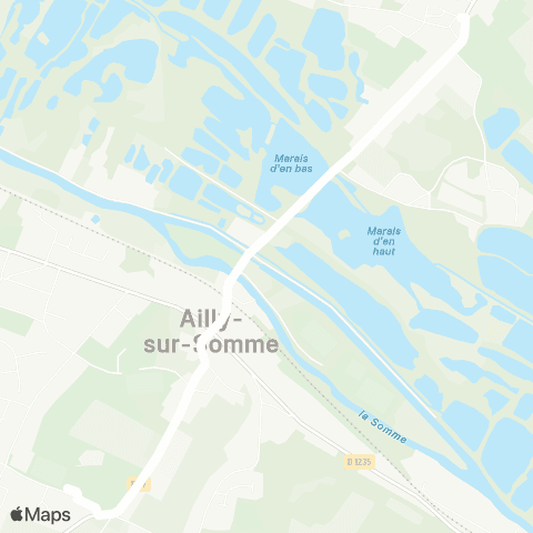 Hauts-de-France Car 80 - Lignes scolaires  map