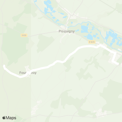 Hauts-de-France Car 80 - Lignes scolaires  map