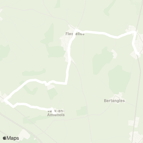 Hauts-de-France Car 80 - Lignes scolaires  map