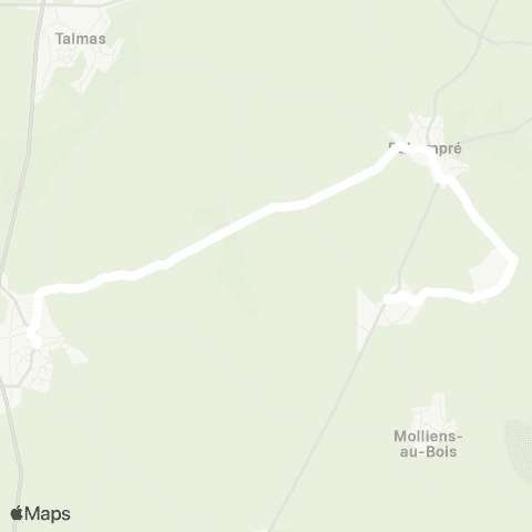 Hauts-de-France Car 80 - Lignes scolaires  map