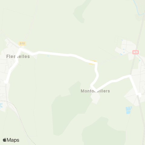 Hauts-de-France Car 80 - Lignes scolaires  map