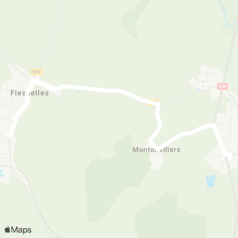 Hauts-de-France Car 80 - Lignes scolaires  map